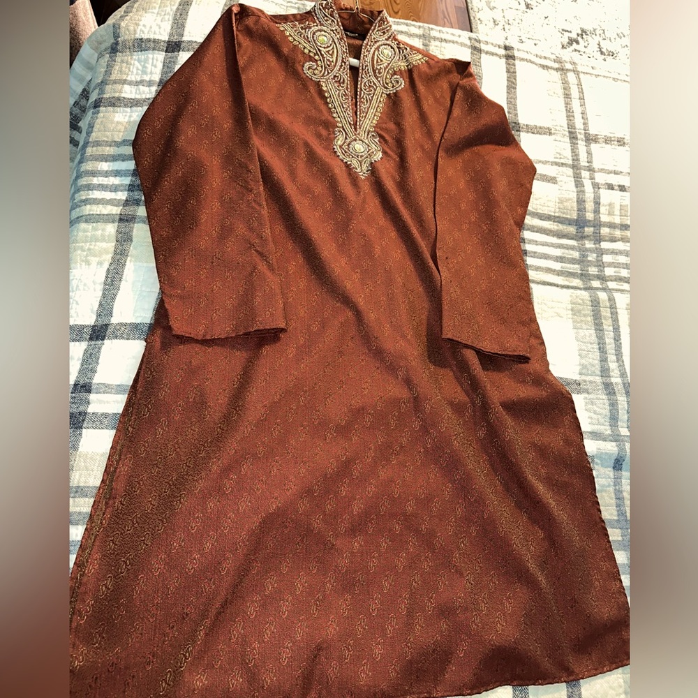 Burgundy Kurta